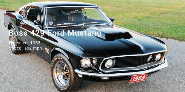 boss 429 ford mustang