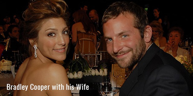 Bradley Cooper with his Wife