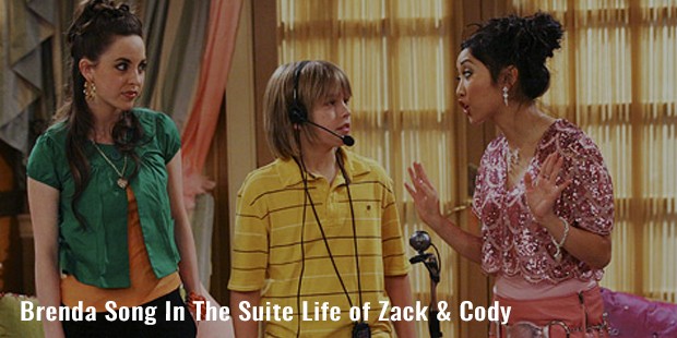 brenda song in the suite life of zack   cody