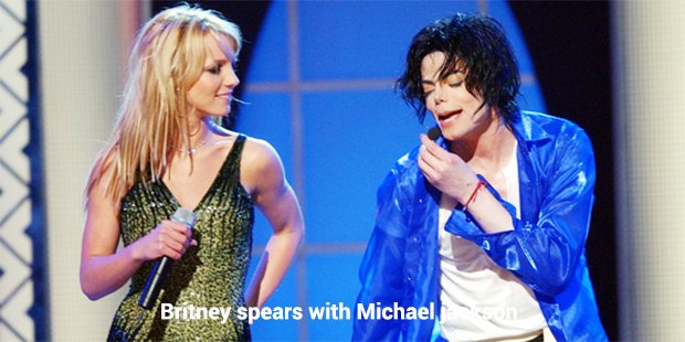 britney spears with michael jackson