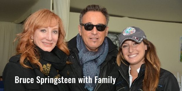 bruce springsteen with family