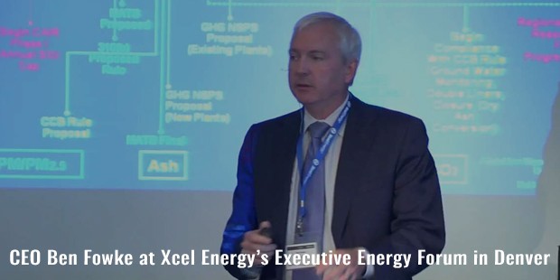 ceo ben fowke at xcel energys executive energy forum in denver