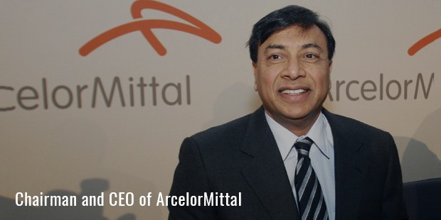 chairman and ceo of arcelormittal