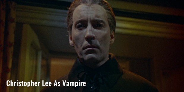 christopher lee as vampire