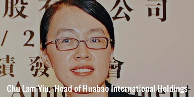chu lam yiu,  head of huabao international holdings