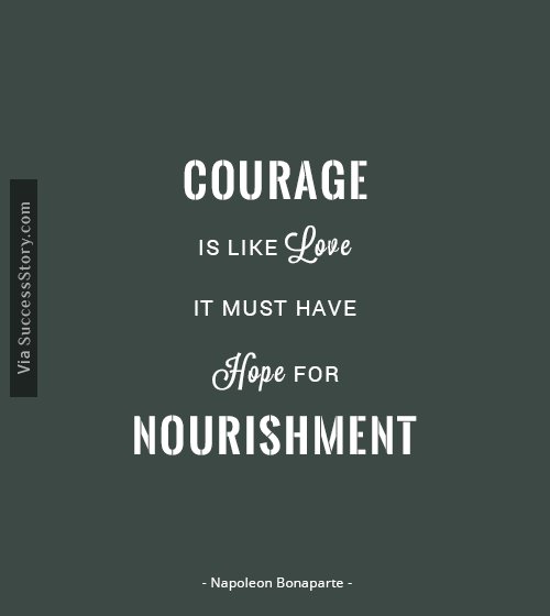 courage