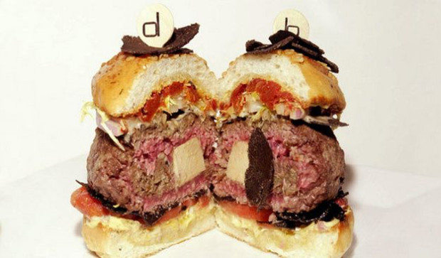 db “royale” double truffle burger