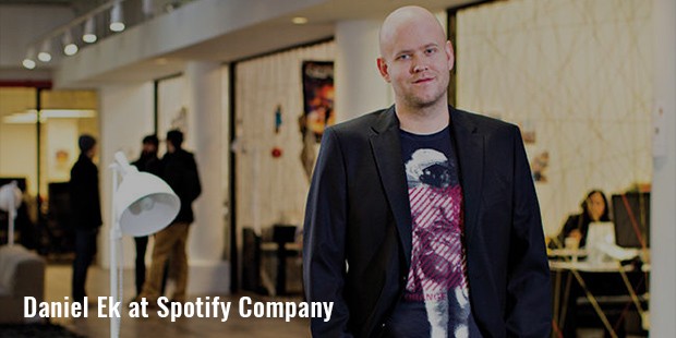 daniel ek at spotify company