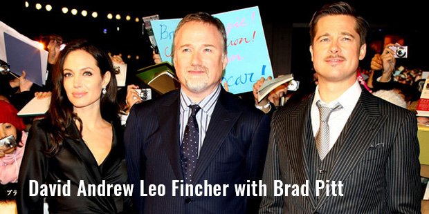 david andrew leo fincher with brad pitt