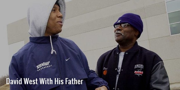 david west with his father