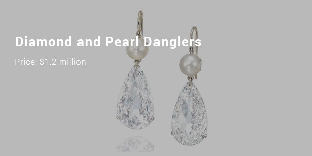 diamond and pearl danglers