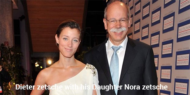 dieter zetsche with his daughter nora zetsche