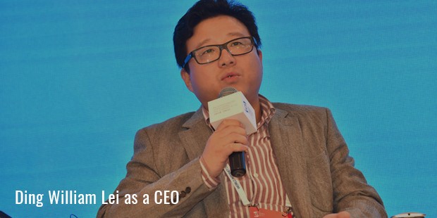 ding william lei as a ceo