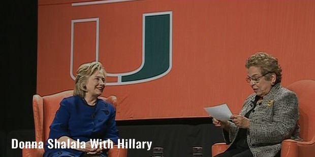 donna shalala with hillary