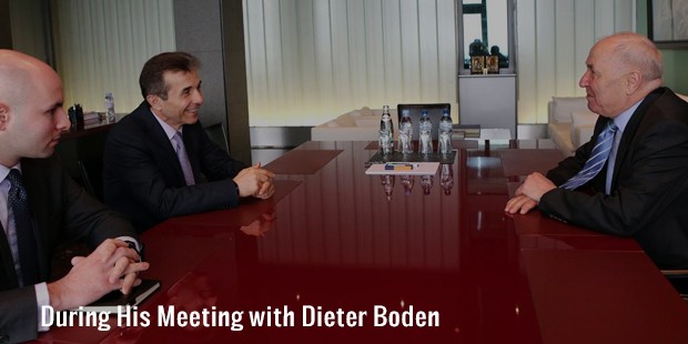 during his meeting with dieter boden