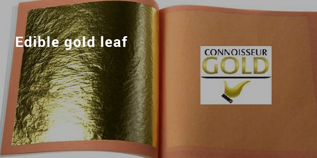 edible gold leaf