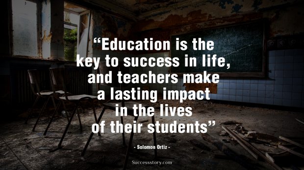 Education is the key to success