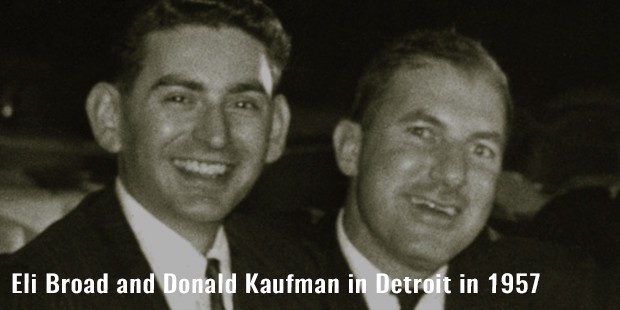 eli broad and donald kaufman in detroit in 1957