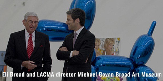 eli broad and lacma director michael govan broad art museum