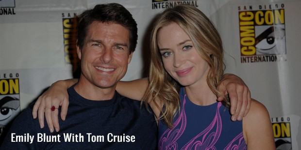 emily blunt with tom cruise