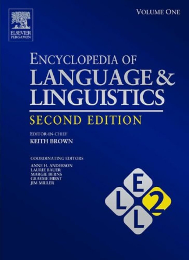 encyclopedia of language and linguistics