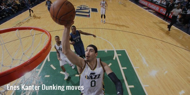 enes kanter dunking moves