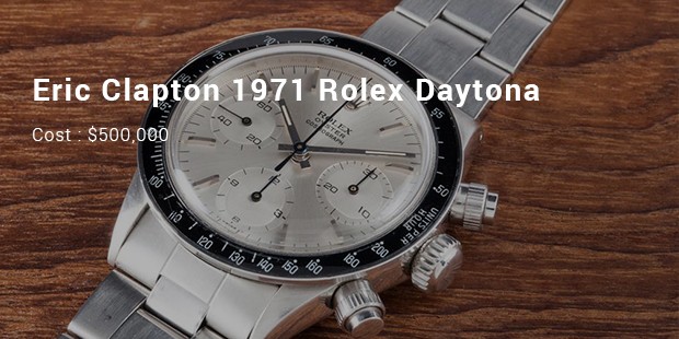 eric clapton 1971 rolex daytona