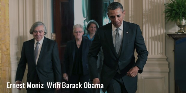 ernest moniz  with barack obama