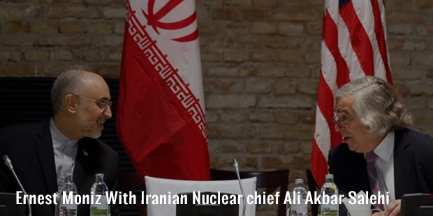 ernest moniz with iranian nuclear chief ali akbar salehi
