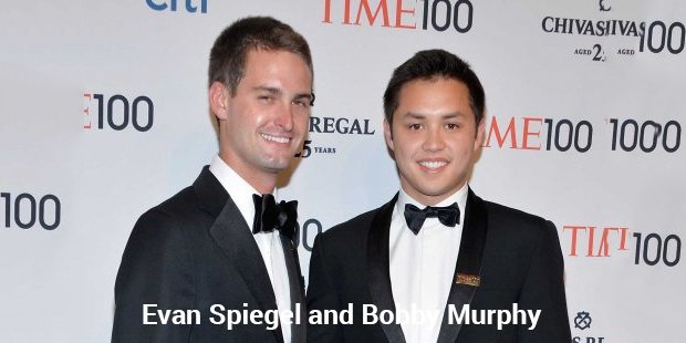 evan spiegel and bobby murphy 1