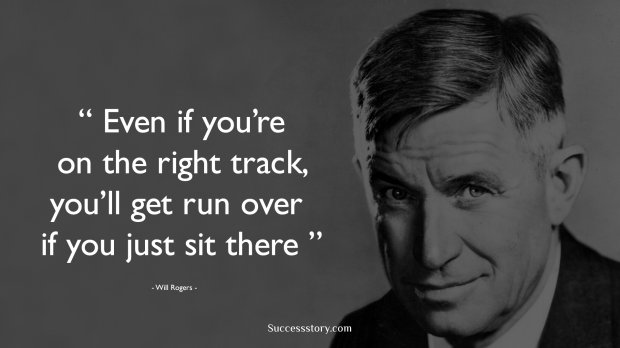 Even if you are on the right track