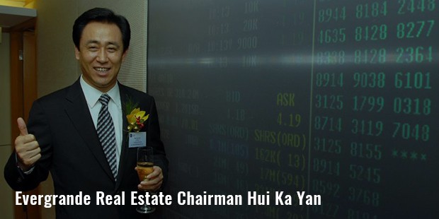 evergrande real estate chairman hui ka yan