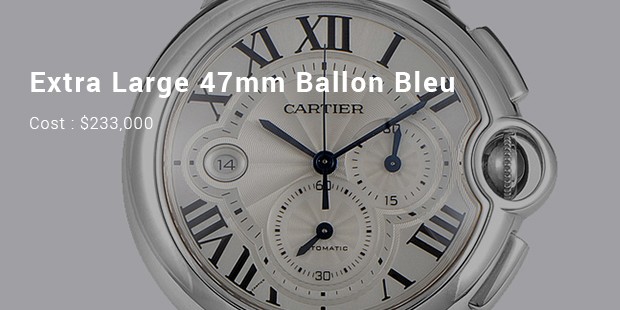 extra large 47mm ballon bleu