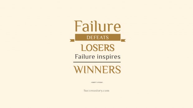 Failure defeats losers
