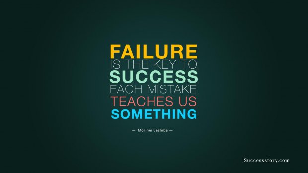 Failure is the key to success