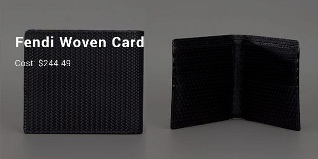 fendi woven card