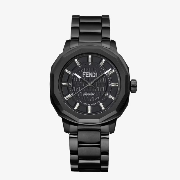 fendimatic  geometric automatic watch  1