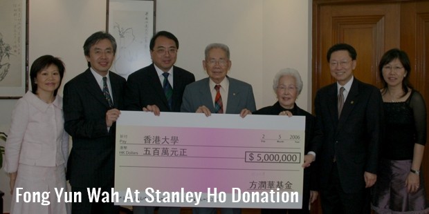 fong yun wah at stanley ho donation