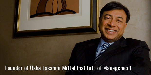 founder of usha lakshmi mittal institute of management