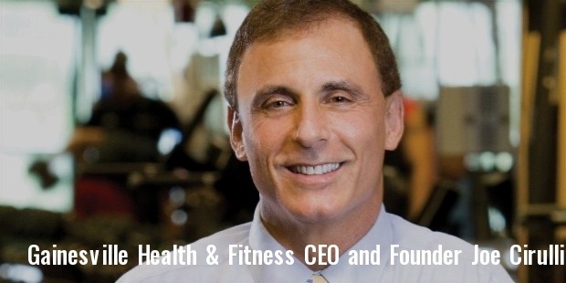 gainesville health   fitness ceo and founder joe cirulli