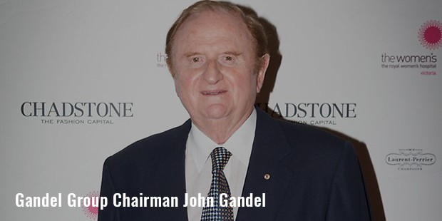 gandel group chairman john gandel