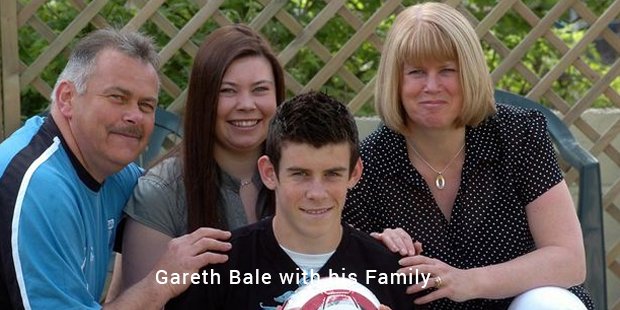 gareth bale with family