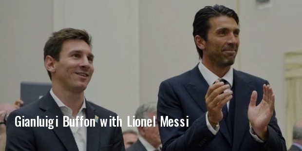 gianluigi buffon with lionel