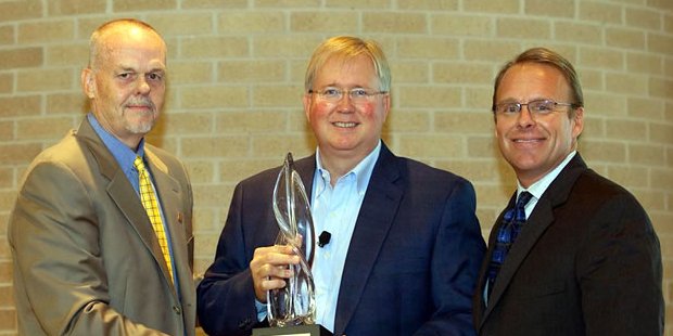 graham weston with award