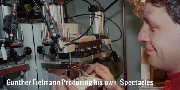 günther fielmann producing his own  spectacles