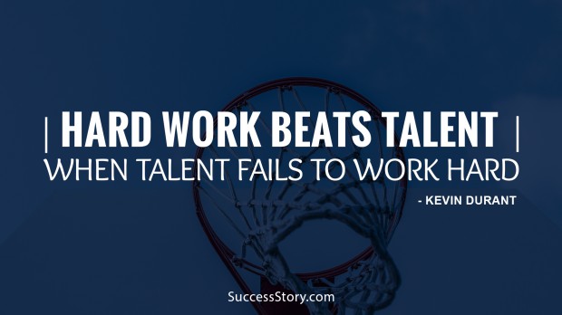 hard work beats talent