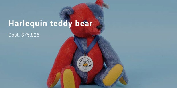 harlequin teddy bear