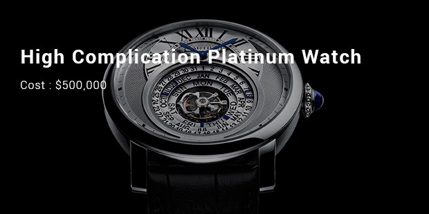 high complication platinum watch