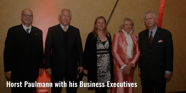 horst paulmann with his business executives