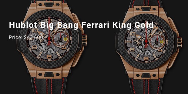 hublot big bang ferrari king gold